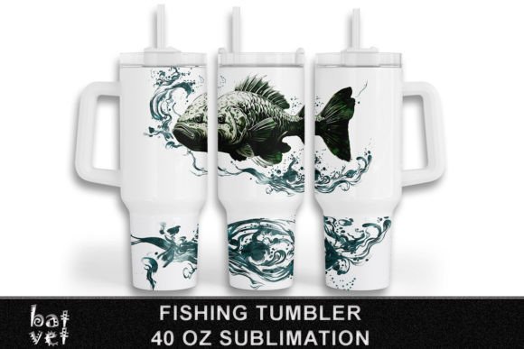 Download Fishing Tumbler 40 Oz Sublimation Design - Sublimation design Collection