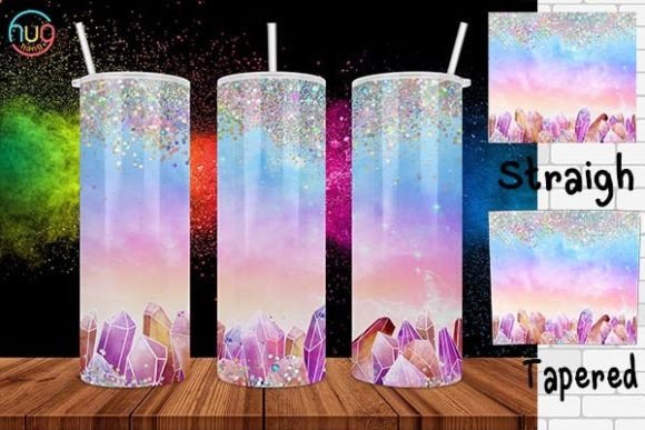Download Crystals Boho Tumbler Sublimation Design - Sublimation design Collection